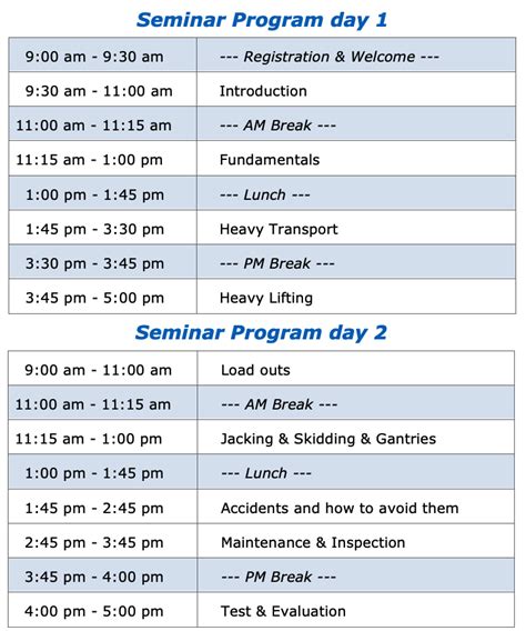 Programs & Seminars .